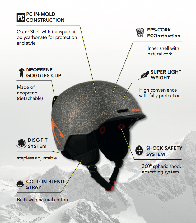 O'Neill Ski Helmet Features
