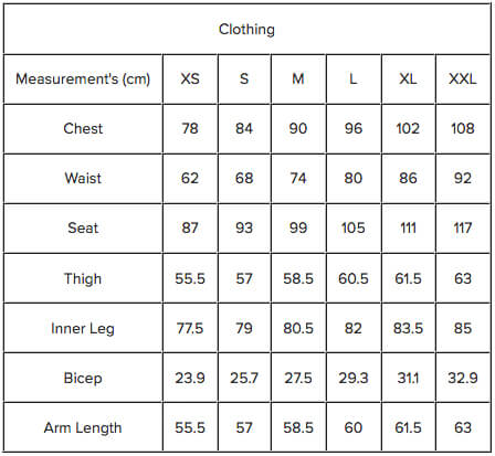 J. Lindeberg Womens Sizing