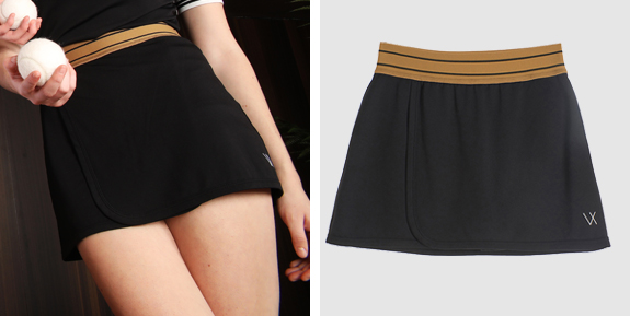 Vieux Jeu Sofie Padel Tennis/Tennis Skirt Black