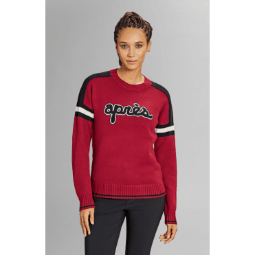 Alp N Rock Apres Ski Sweater in Deep Red