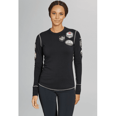 Alp N Rock Jet Setter Crew Top in Black