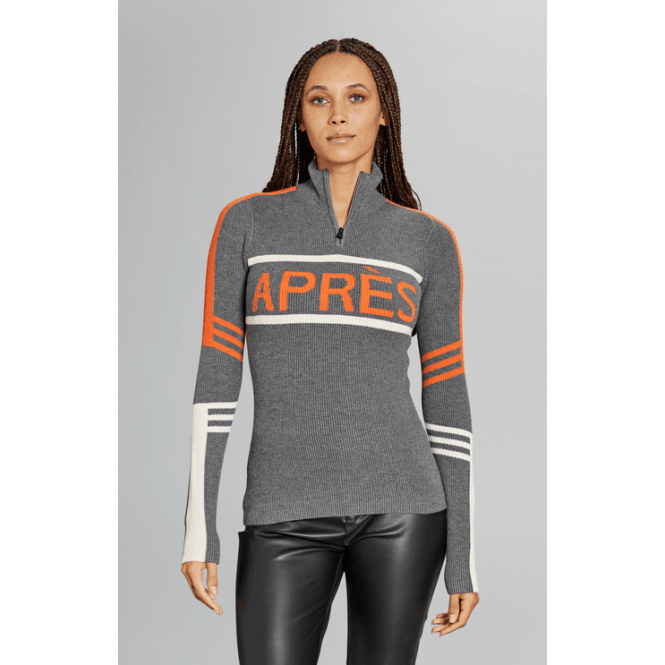 ALP N ROCK Kate Ski Midlayer in Heather Grey