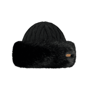 Barts Fur Cable Bandhat in Black