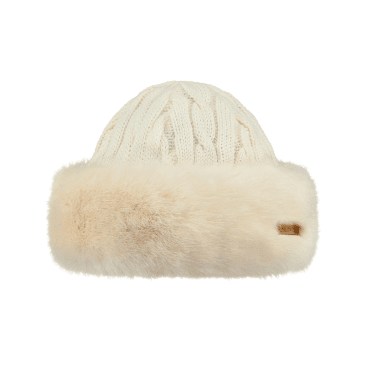 Barts Fur Cable Bandhat in White