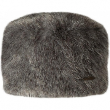 Barts Fur Josh Ski Hat in Grey