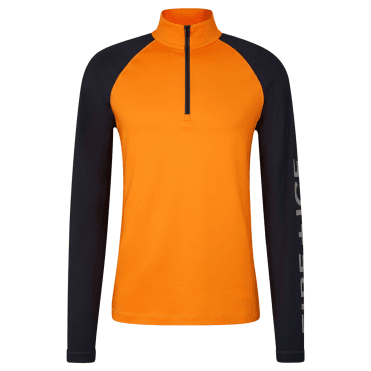 BOGNER FIRE + ICE Premo3 Ski Baselayer in Orange and Navy