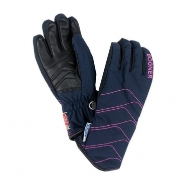 Bogner Hedi Girls Glove in Navy