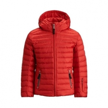 Bogner Lizzy D Girls Ski Jacket in Red