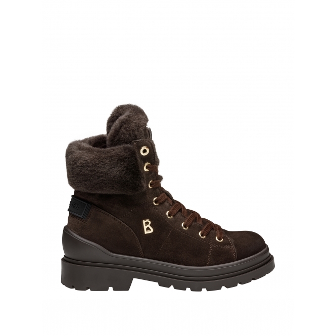 BOGNER St. Moritz Winter Boots in Dark Brown