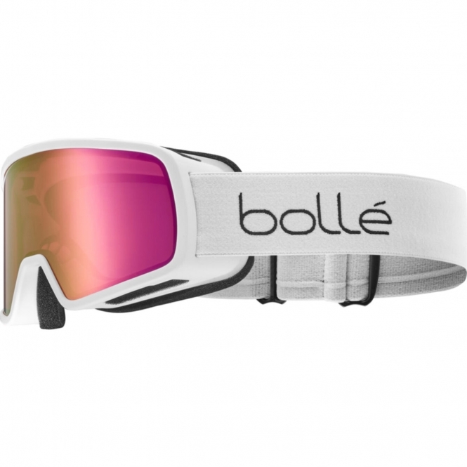 BOLLE Nevada Jr Junior Ski Goggle in White Matte