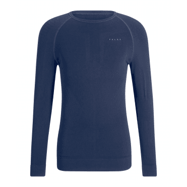 Falke Mens Maximum Warm LS Shirt in Space Blue