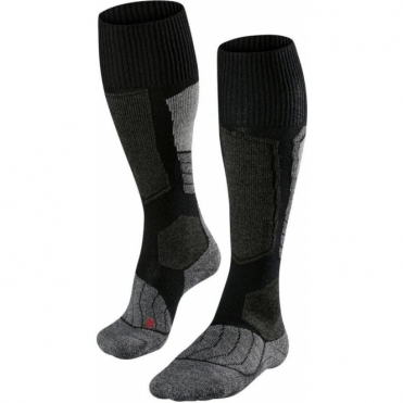 Falke SK1 Womens Ski Socks in Black