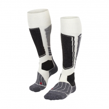 Falke SK1 Womens Ski Socks In Off White
