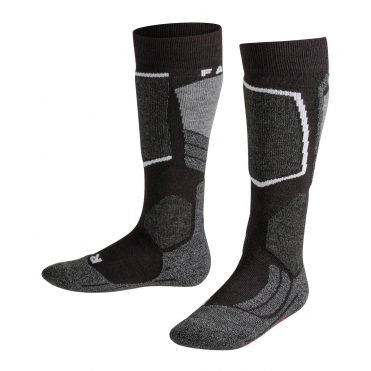 Falke SK2 Kids Ski Socks in Black