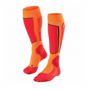 Falke SK2 Mens Ski Socks in Flash Orange