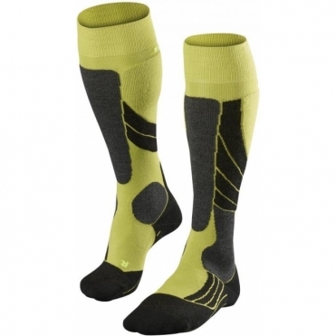 Falke SK2 Mens Ski Socks in Lime