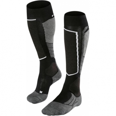 Falke SK2 Womens Ski Socks in Black