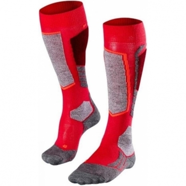 Falke SK2 Womens Ski Socks in Rose Grey