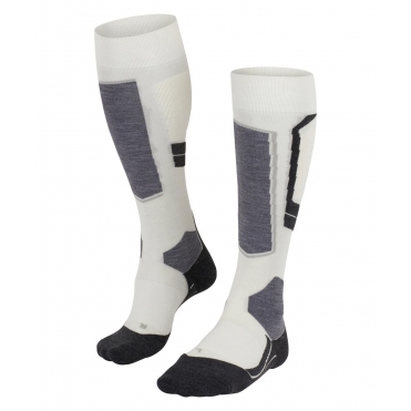 Falke SK4 Womens Ski Socks in Off-White