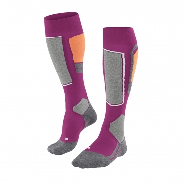 Falke SK4 Womens Ski Socks in Radiant Orchid