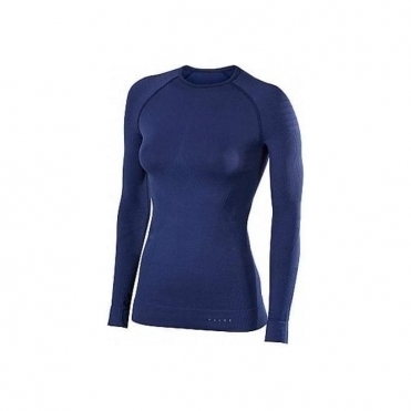 Falke Womens Maximum Warm LS Shirt Tight Fit in Dark
