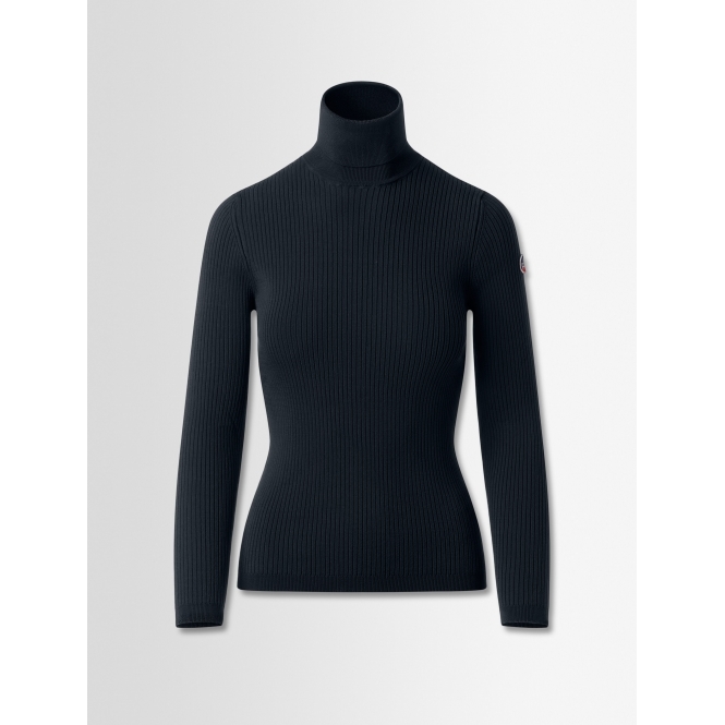 FUSALP Ancelle Womens Ski Sweater in Dark Blue