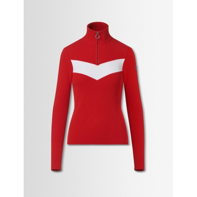 FUSALP Andromede B Womens Sweater in Racing Red