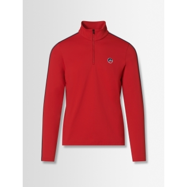 Fuaslp Mario lll Ski Midlayer in Racing Red