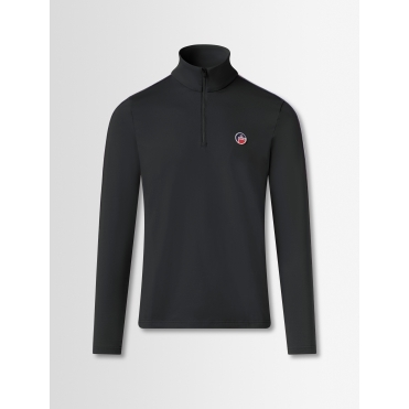 Fusalp Mario III Ski Midlayer in Noir