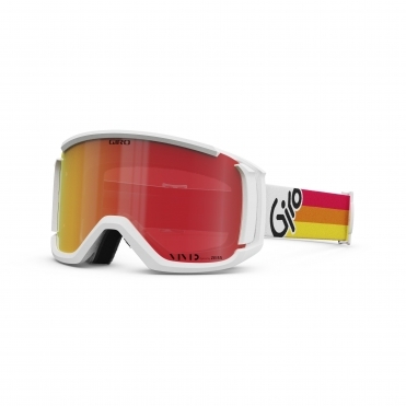 Giro Revolt Snow Goggles in Red & Orange Vintage