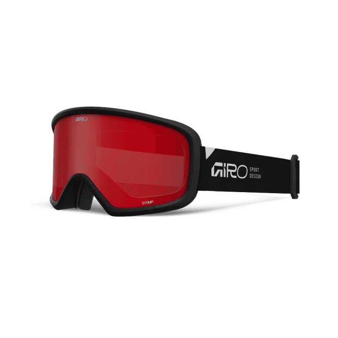 GIRO Stomp Youth Ski Goggle in Black Wordmark