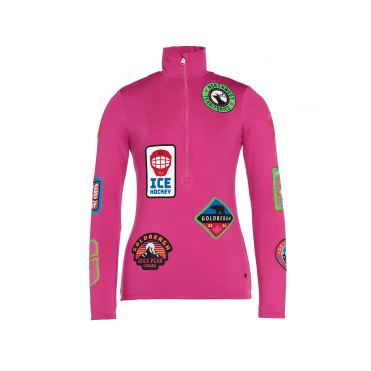 Goldbergh Bodycheck Ski Pully in Passion Pink