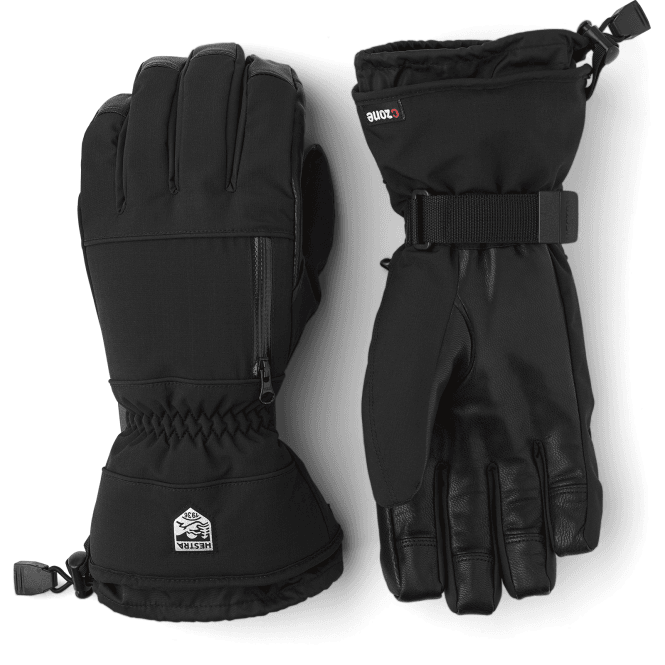 HESTRA C-Zone Pointer Ski Glove in Black 