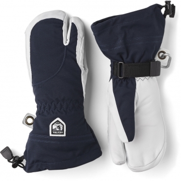 Hestra Heli Ski Womens 3-Finger Glove in Navy