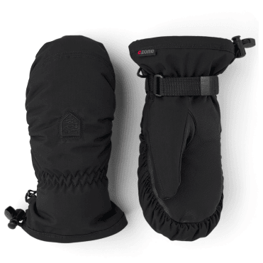 Hestra Womens Powder CZone Ski Mitt in Black