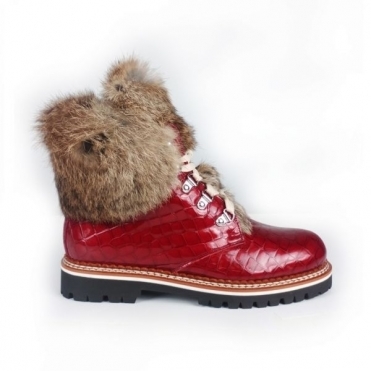 La Thuile Freddo P Womens Winter Boot in Red