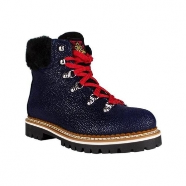 La Thuile Freddo W Womens Winter Boot in Textured Blue