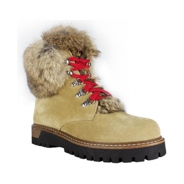 La Thuile Susten Womens Suede Winter Boot in Beige