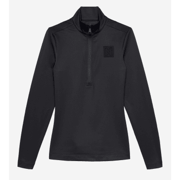 NIKKIE Ski Pully in Black