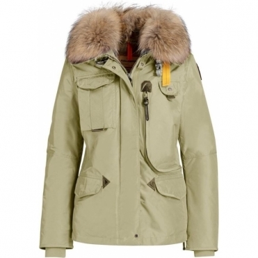 Parajumpers Denali Womens Down Winter Coat in Sand