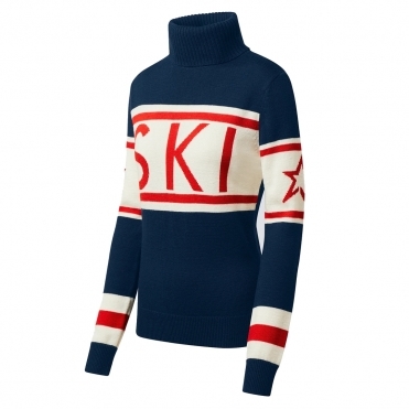Perfect Moment Schild Womens Sweater in Navy