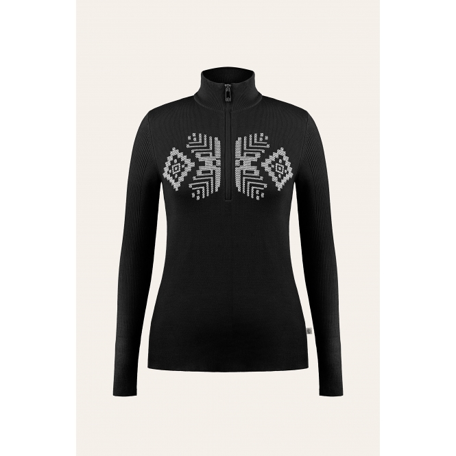 POIVRE BLANC Adele Midlayer in Black