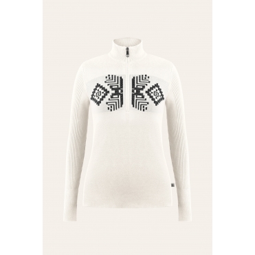 Poivre Blanc Adele Midlayer in White
