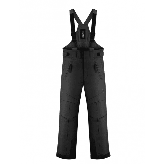 POIVRE BLANC Boys Junior Bib Ski Pants in Black