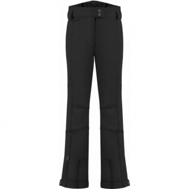 Poivre Blanc Classic Stretch Ski Pants in Black SHORT LEG