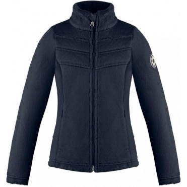 Poivre Blanc Dani Girls Fleece Jacket in Gothic Blue
