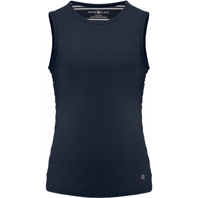 POIVRE BLANC Eco Active Light Tennis Tank Top Oxford Blue 3