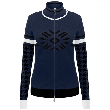 Poivre Blanc Eliza Midlayer Jacket in Gothic Blue
