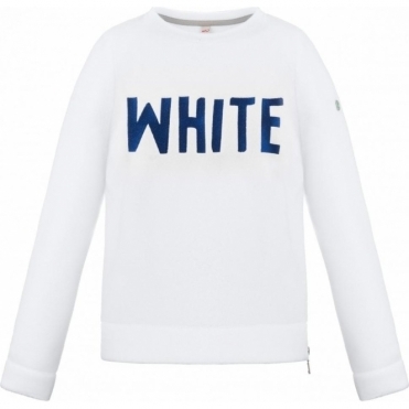 Poivre Blanc Girls Fleece Sweater in White