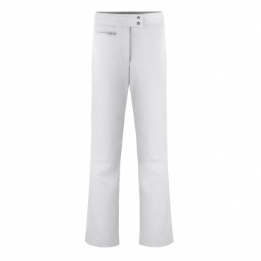 Poivre Blanc Womens Softshell Fitted Ski Pant in White
